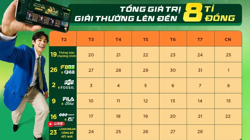 FO88 khởi động chiến dịch F Family - Vạn Deal Mê Ly