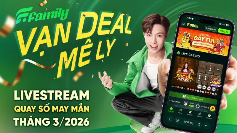 FO88 Trình Làng “F Family”: Hợp Tác 8 Thương Hiệu, Giải 8 Tỷ